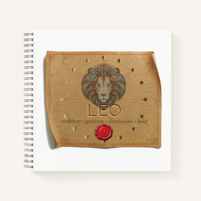 Cuaderno Zodiac - Leo - Journal (Anverso)