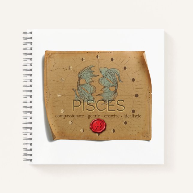 Cuaderno Zodiac - Pisces - Journal (Anverso)