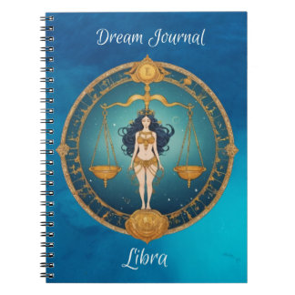 Cuaderno Zodiac Rótulo Libra Dream Journal Notebook