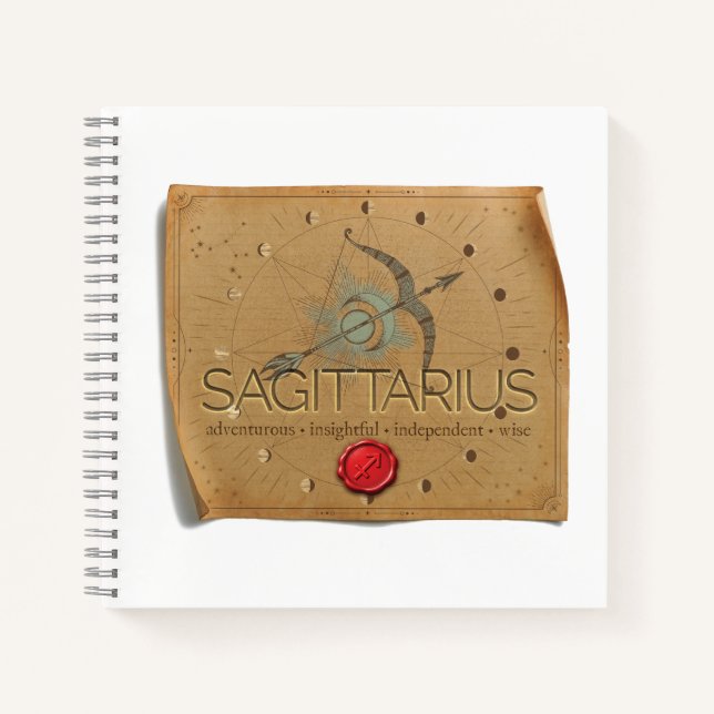 Cuaderno Zodiac - Sagittarius - Journal (Anverso)