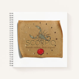 Cuaderno Zodiac - Scorpio - Journal