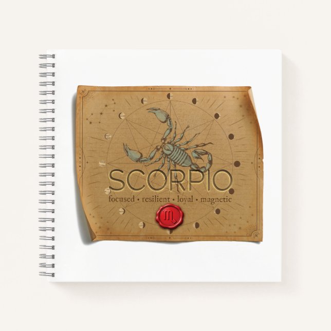 Cuaderno Zodiac - Scorpio - Journal (Anverso)