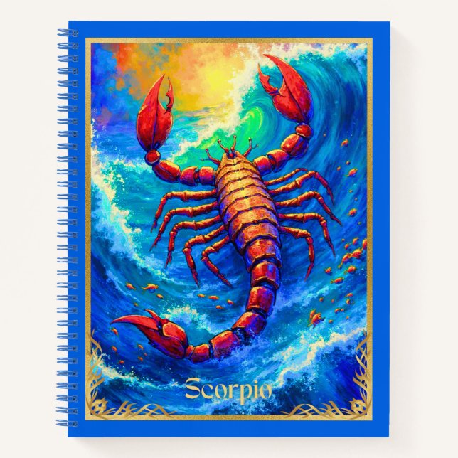Cuaderno Zodiac Sign Scorpio in Deep Waters Journal (Anverso)