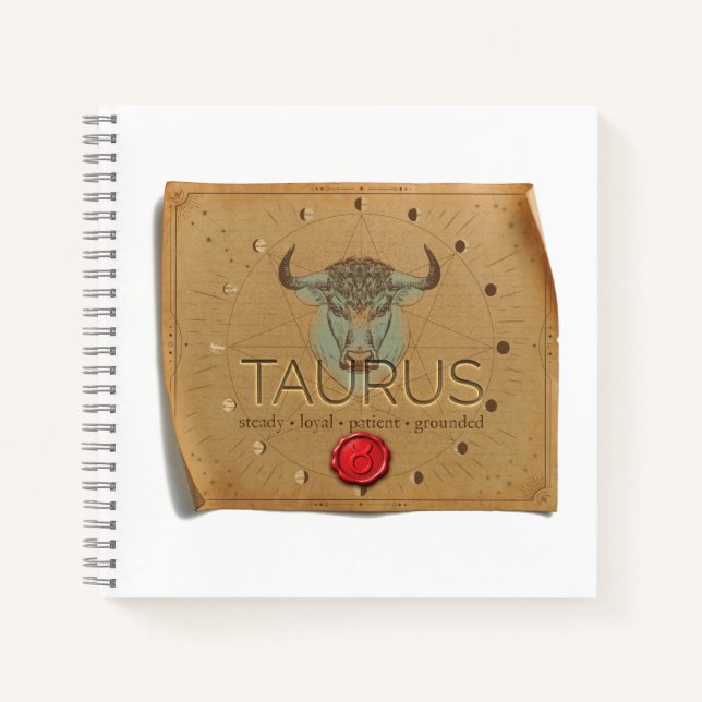 Cuaderno Zodiac - Taurus - Journal (Anverso)