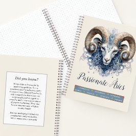 Cuaderno Zodiaco Celestial Ram Ethereal Fantasy Aries