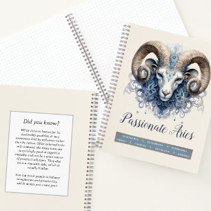 Cuaderno Zodiaco Celestial Ram Ethereal Fantasy Aries