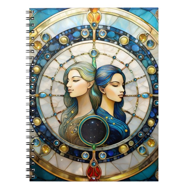 Cuaderno Zodiaco - Géminis Los Gemelos (Frente)