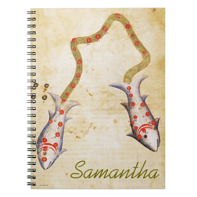 Cuaderno Zodiaco: Piscis, C1350 (Frente)