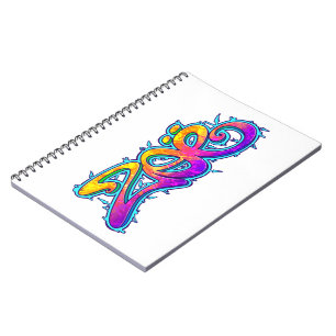 Cuaderno ZOE grafiti nombre -