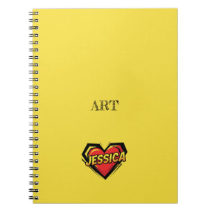 Cuaderno Zoey Jessica Yellow