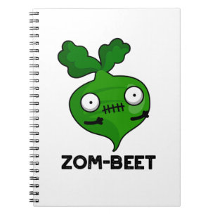 Cuaderno Zom-beet Funny Halloween Zombie Beet Pun
