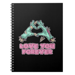 Cuaderno Zombie Classic - Skeleton Heart And Hands
