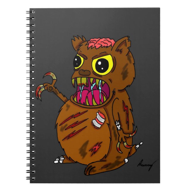 Cuaderno Zombie Hamster Notebook (Frente)