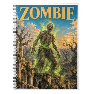 Cuaderno Zombie, Monstruo de Fantasía Gótica