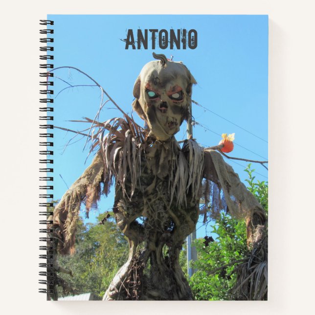 Cuaderno Zombie Personalizado Scary (Anverso)