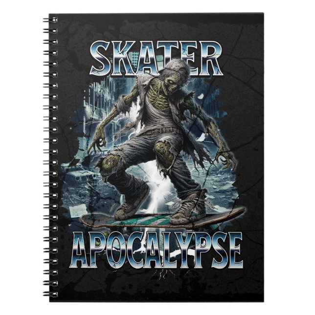 CUADERNO ZOMBIE SKATER APOCALYPSE (Frente)