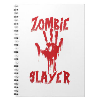 Cuaderno Zombie Slayer Caza Sangrienta de manos Zombies Hal