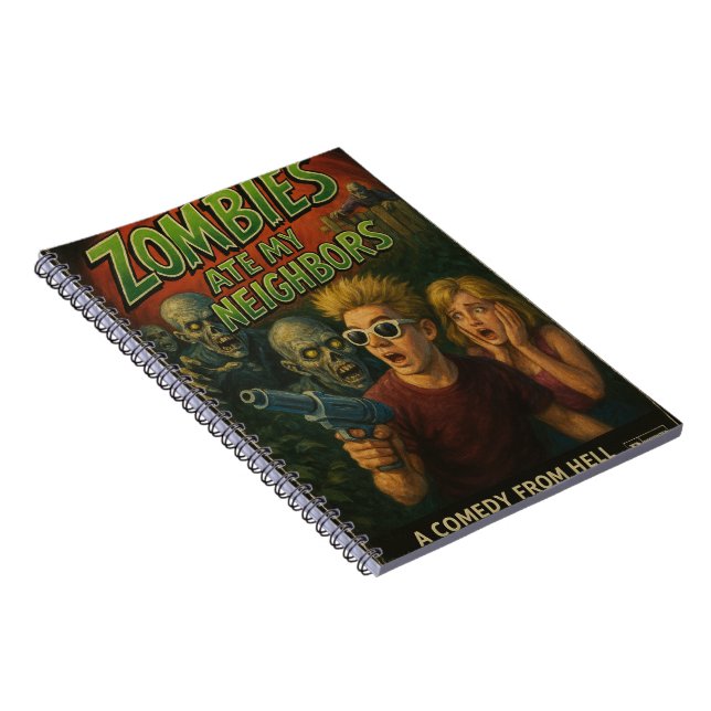 Cuaderno Zombies Ate My Neighbors (Lado Derecho)