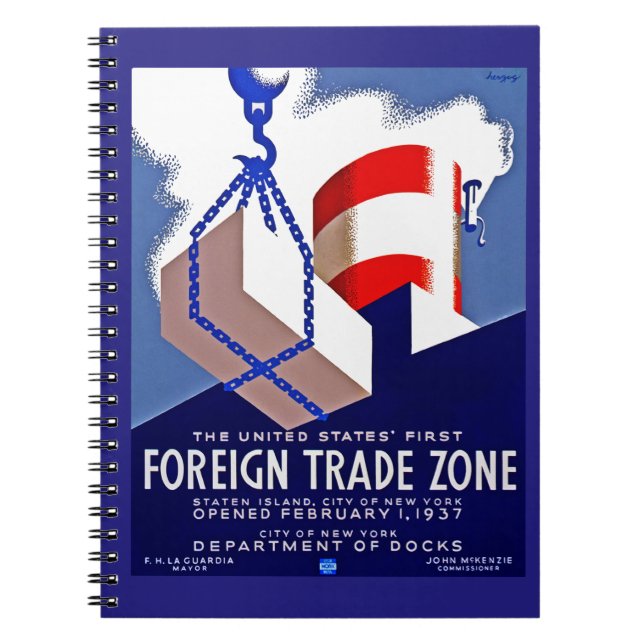 Cuaderno Zona de comercio exterior (Frente)