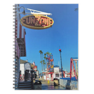 Cuaderno Zona de diversión de Balboa, Newport Beach, Califo