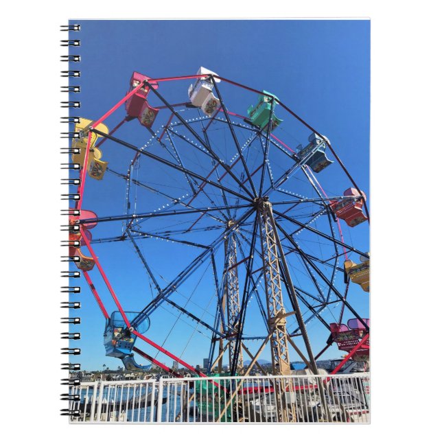 Cuaderno Zona de diversión de Balboa, Newport Beach, Califo (Frente)