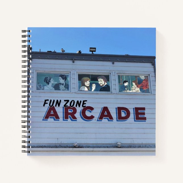 Cuaderno Zona de diversión de Balboa, Newport Beach, Califo (Anverso)