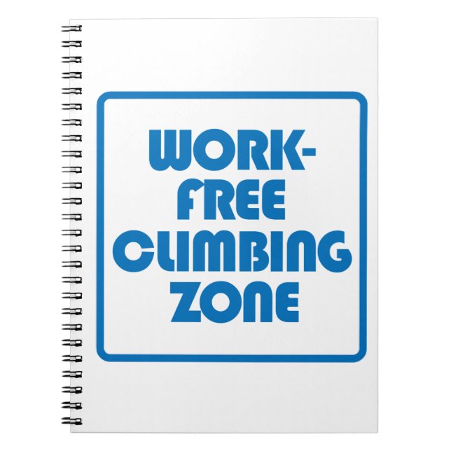 Cuaderno Zona de escalada libre de trabajo (Frente)