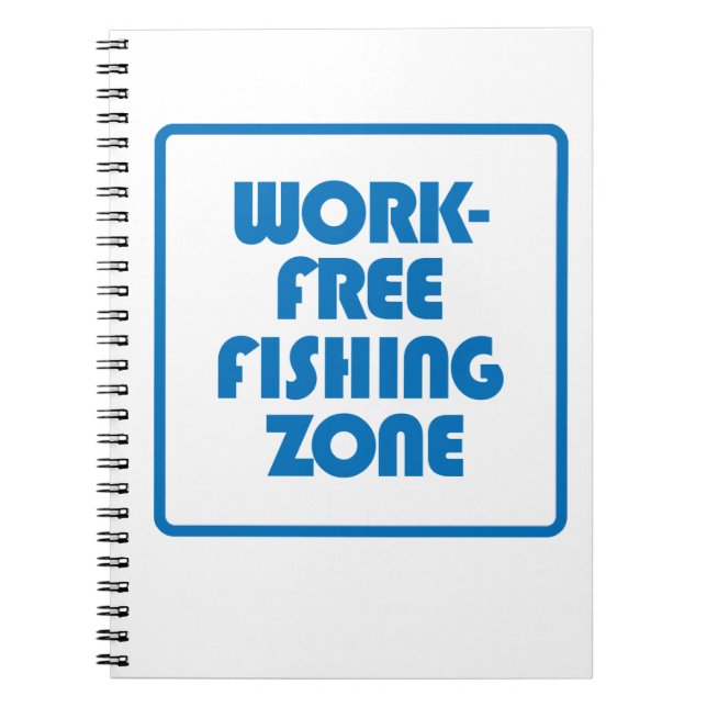 Cuaderno Zona de pesca libre de trabajo (Frente)