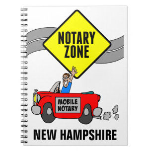 Cuaderno Zona notarial móvil Coche deportivo rojo Nuevo Ham