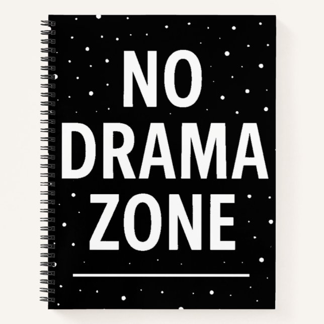 Cuaderno Zona sin dramas - Paz personal (Anverso)