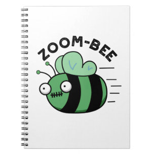 Cuaderno Zoom-bee Funny Halloween Zombie Bee Pun
