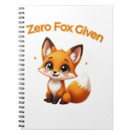 Cuaderno Zorro de Dibujos Animados Lindo – Estilo Kawaii Ad