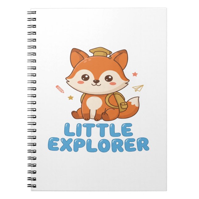 Cuaderno Zorro Lindo Explorador Pequeño (Frente)