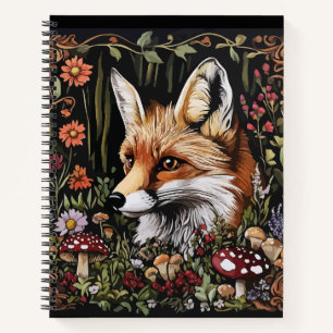 Cuaderno Zorro Místico en Bosque Encantado