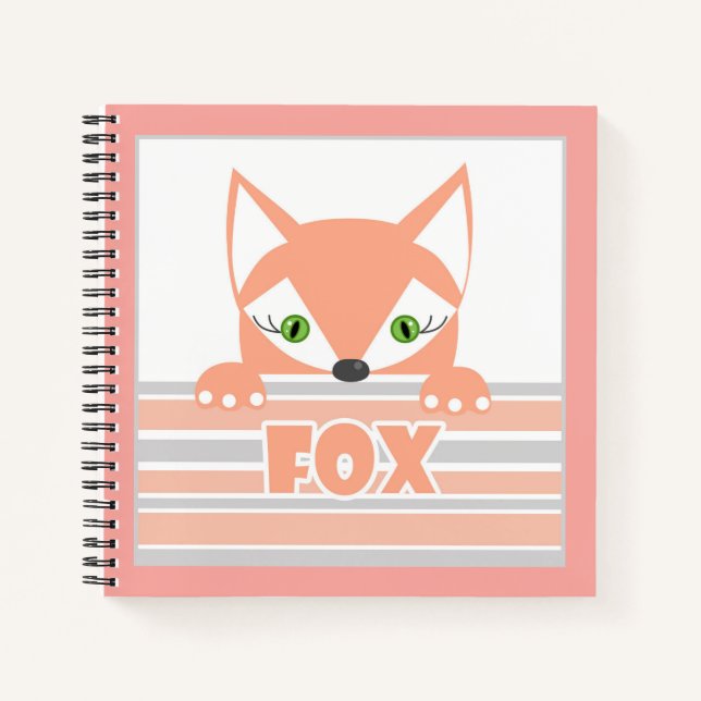 Cuaderno Zorro pequeño, curioso (Anverso)