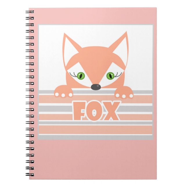 Cuaderno Zorro pequeño, curioso (Frente)