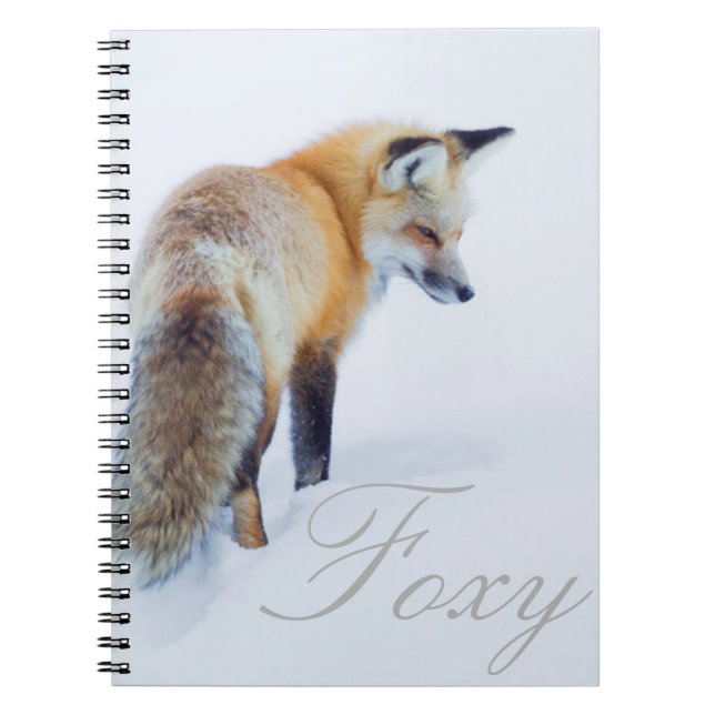 Cuaderno Zorro Rojo en Invierno (Frente)