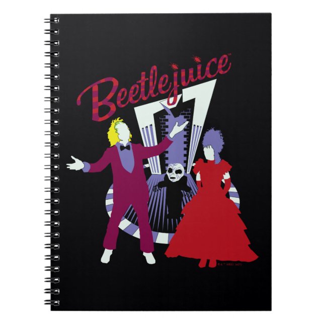 Cuaderno Zumo de remolacha | Beetlejuice & Lydia Boda (Frente)