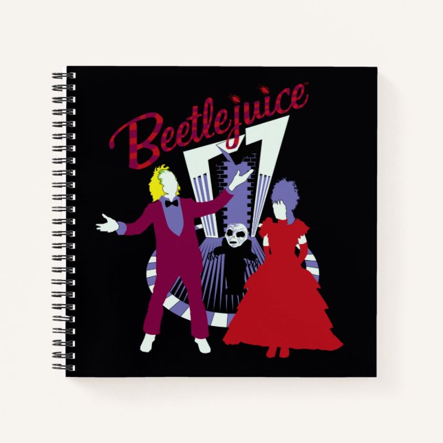 Cuaderno Zumo de remolacha | Beetlejuice & Lydia Boda (Anverso)