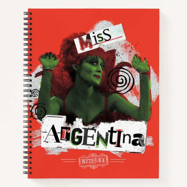 Cuaderno Zumo de remolacha | Miss Argentina (Anverso)