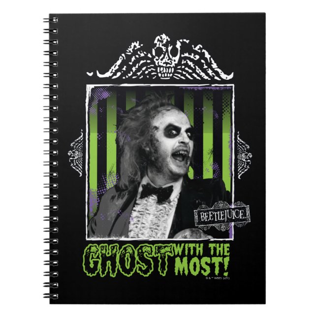 Cuaderno Zumo de remolacha | Retrato "Fantasma Con Más" (Frente)