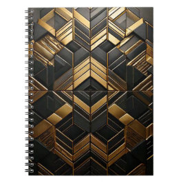 Cuaderno Zwart goud retro 