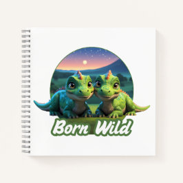 Cuaderno Zwei kleine Dinos - Born Wild