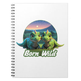 Cuaderno Zwei kleine Dinos - Born Wild
