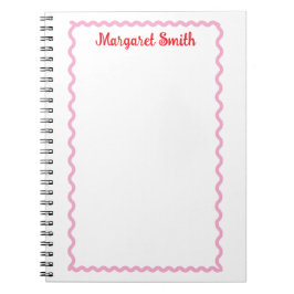 Cuadernos con monograma personalizado y borde de c