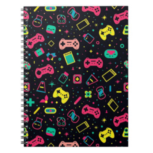Cuadernos con Patrón de Mandos de Videojuegos 