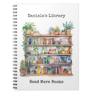 Cuadernos de Acuarela de Biblioteca Personalizados
