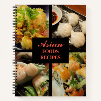 Cuadernos de Colección de Fotos de Recetas Asiátic