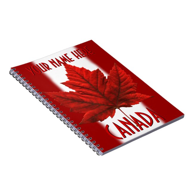 Cuadernos de encargo Canadá del recuerdo del (Lado Derecho)