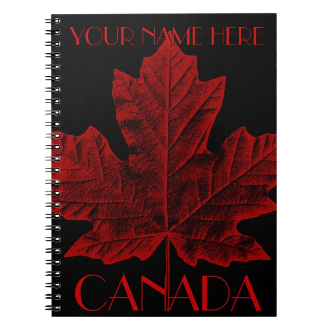 Cuadernos de encargo del recuerdo de Canadá del (Frente)